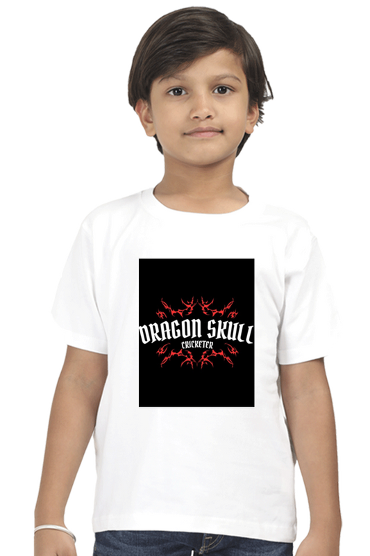 Dragon skull cricketer T-shirt 😎